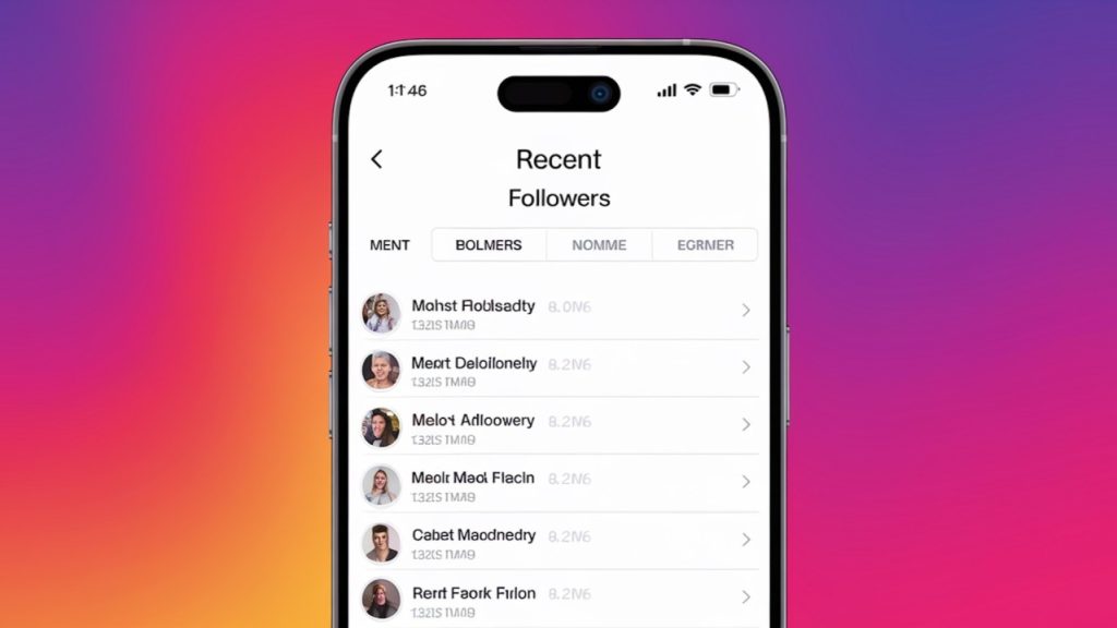 How to See Recent Followers for an Instagram account