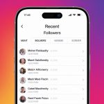 How to See Recent Followers for an Instagram account