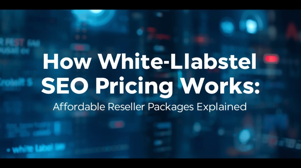 How White Label SEO Pricing Works: Affordable Reseller Packages Explained