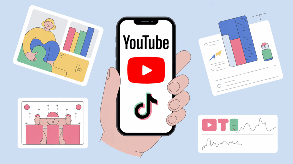 youtube video marketing vs Tiktok