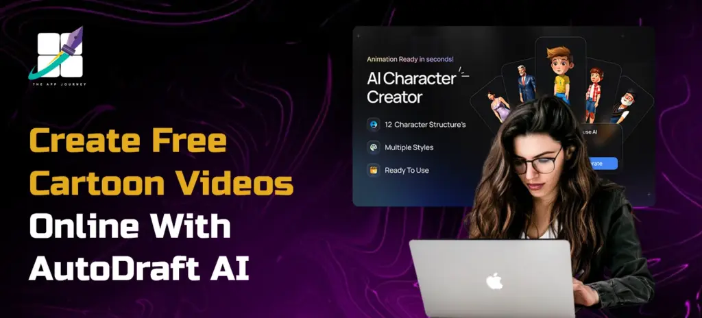 Create Free Cartoon Videos Online With AutoDraft AI