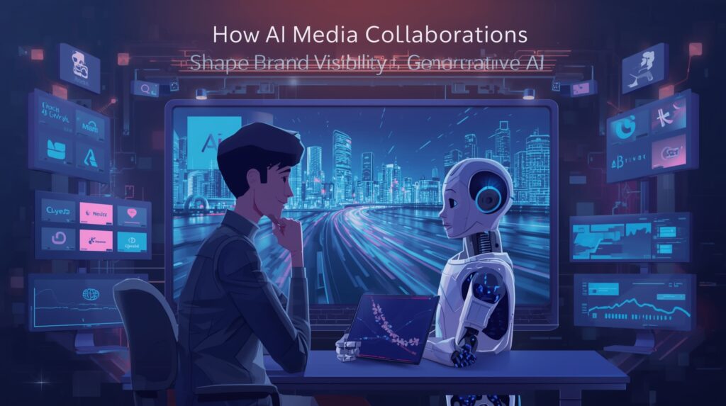AI media partnerships, generative AI, brand visibility, AI marketing, digital branding, AI collaborations, media strategy