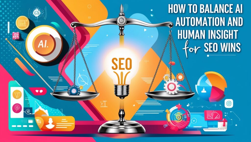 Balancing AI Automation and Human Insight for Strong SEO Results